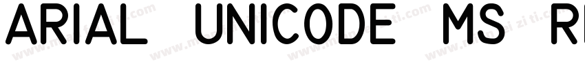 Arial Unicode MS Re字体转换